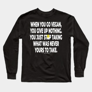 Vegan Activist Graphics #takingblindfoldsoff 26 Long Sleeve T-Shirt